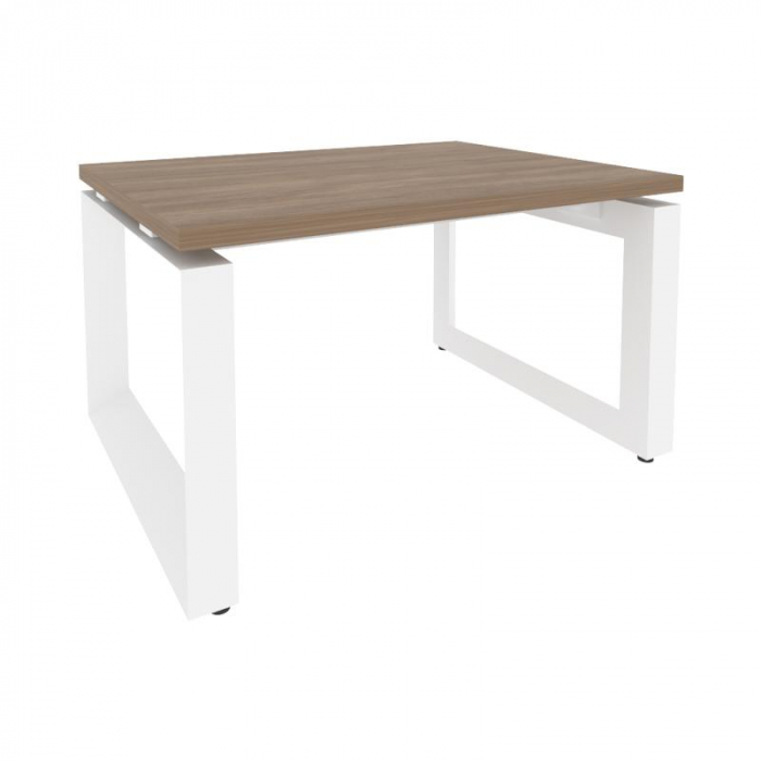 Onix Direct Стол журнальный на О-образном м/к O.MO-SJ-1 Дуб Аризона/Металл Белый 780*600*450