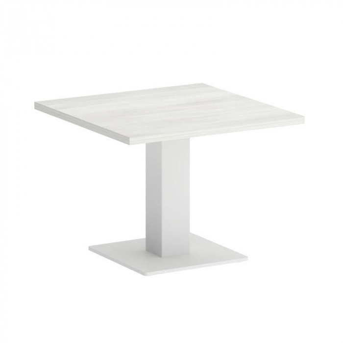 Yalta Стол журнальный квадратный LT.SJ-2 Снежная Патина/Металл Белый 600*600*450