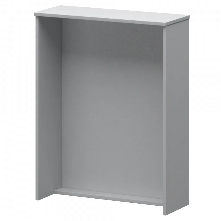 Стойка прямоугольная А-551 Серый 960x360x1220 Ресепшн