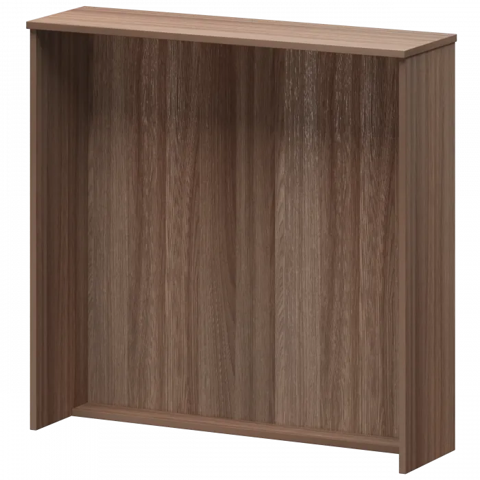 Стойка прямоугольная А-552 Темный шимо 1260x360x1220 Ресепшн