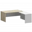 Стол руководителя правый KZP-18R Кронберг/Белый 1800x2000x750 Кортез