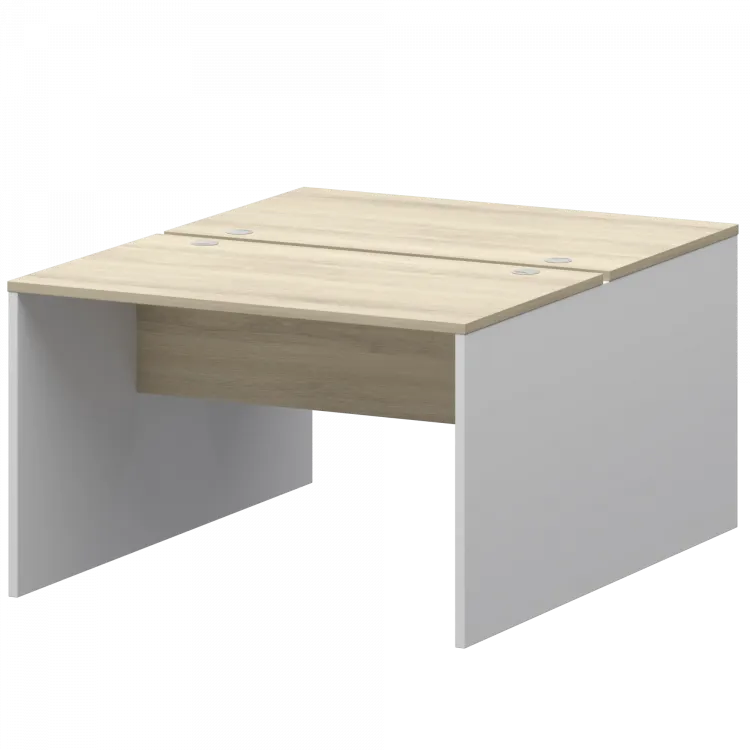 Бенч двойной Тип1 СМСР25-2.12.73 Белый/Кронберг 1200x1496x750 Смарт