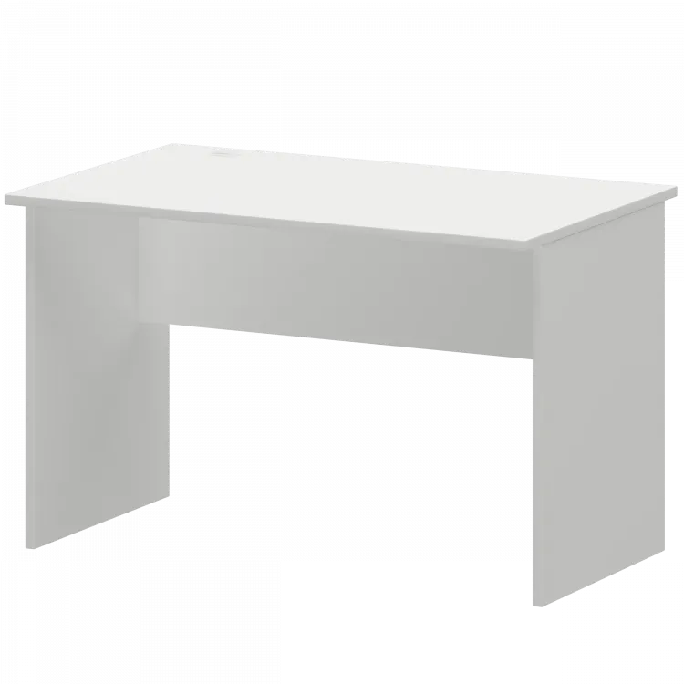 Стол с кабель каналом слева А-002.К.ЛВ Белый 1200x730x760 Арго