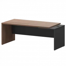 Стол руководителя правый KZ-20R Темный шимо/Графит 2000x900x750 Кортез