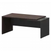 Стол руководителя правый KZ-18R Дуб венге/Графит 1800x900x750 Кортез