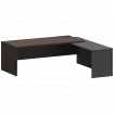 Стол руководителя правый KZP-22R Дуб венге/Графит 2200x2000x750 Кортез