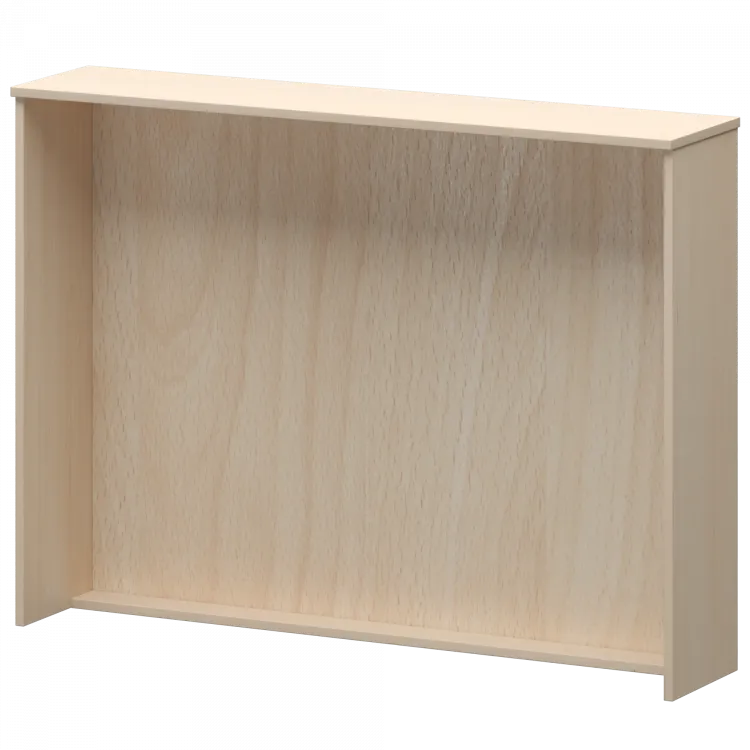 Стойка прямоугольная А-554 Бук 1660x360x1220 Ресепшн