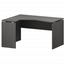 Стол эргономичный левый НТ-040.ЛВ Лиственница 1400x1100x750 Аргентум