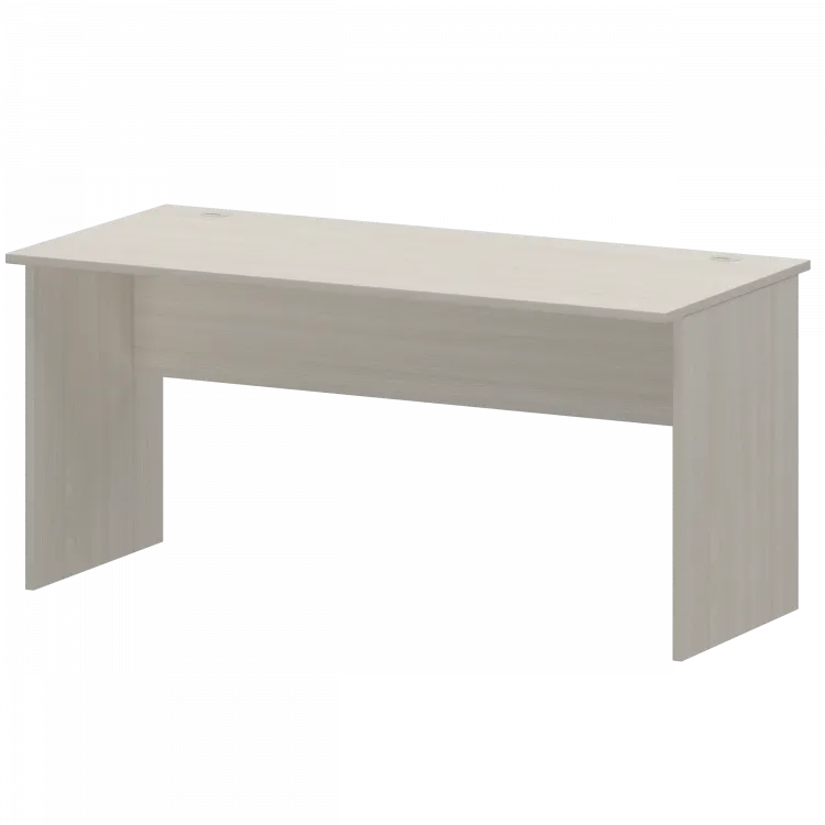 Стол с левым и правым кабель каналом А-004.К Ясень шимо 1600x730x760 Арго