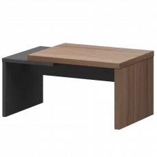 Стол журнальный KZH-09 Темный шимо/Графит 900x550x450 Кортез