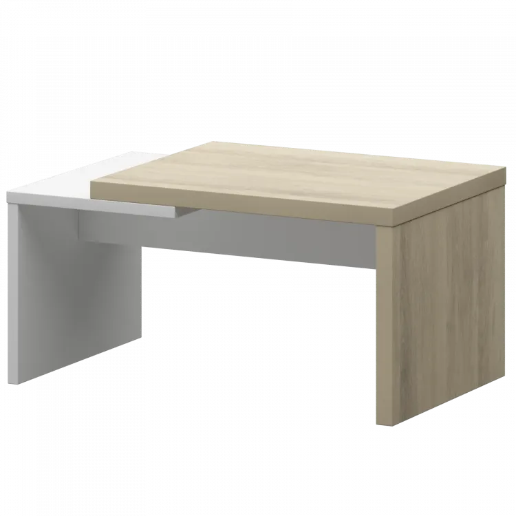 Стол журнальный KZH-09 Кронберг/Белый 900x550x450 Кортез