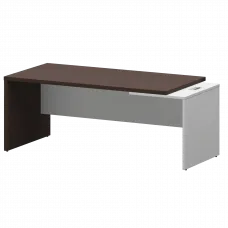 Стол руководителя правый KZ-20R Дуб венге/Белый 2000x900x750 Кортез