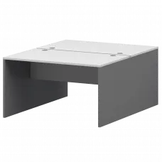 Бенч двойной Тип2 СМСР25-2.12.60 Графит/Белый 1200x1236x750 Смарт