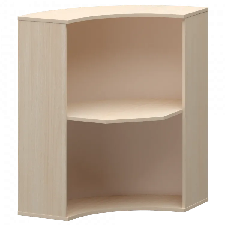 Стойка угловая А-550 Бук 900x900x1220 Ресепшн