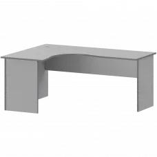 Стол компактный левый А-206.60.ЛВ Серый 1600x1200x760 Арго