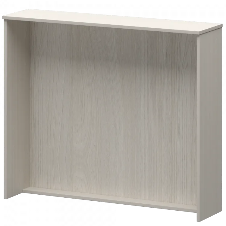 Стойка прямоугольная А-553 Ясень шимо 1460x360x1220 Ресепшн