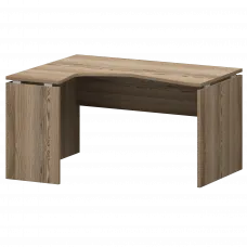 Стол эргономичный левый НТ-040.ЛВ Дуб сафари 1400x1100x750 Аргентум