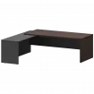 Стол руководителя левый KZP-22L Дуб венге/Графит 2200x2000x750 Кортез
