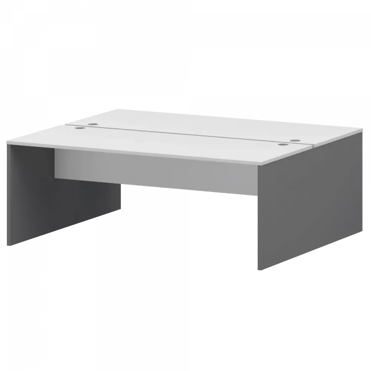 Бенч двойной Тип1 СМСР25-2.18.60 Графит/Белый 1800x1236x750 Смарт