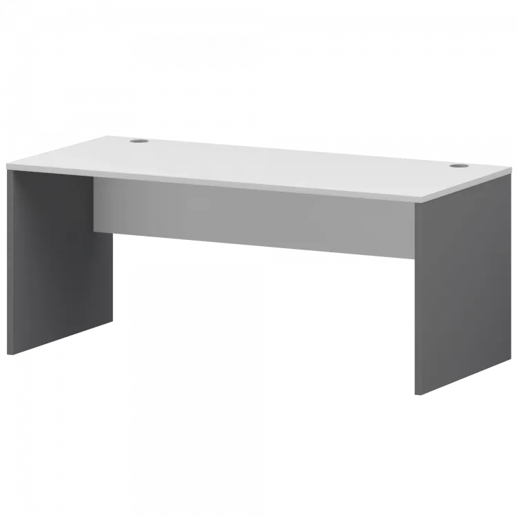 Стол Тип1 СМСР25-16.60 Графит/Белый 1600x600x750 Смарт