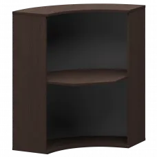 Стойка угловая А-550 Дуб венге 900x900x1220 Ресепшн