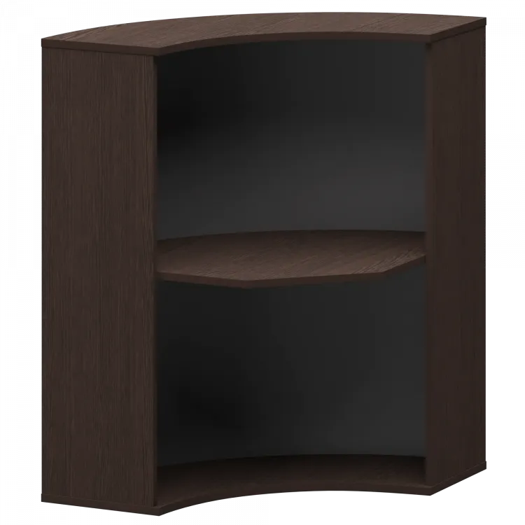 Стойка угловая А-550 Дуб венге 900x900x1220 Ресепшн