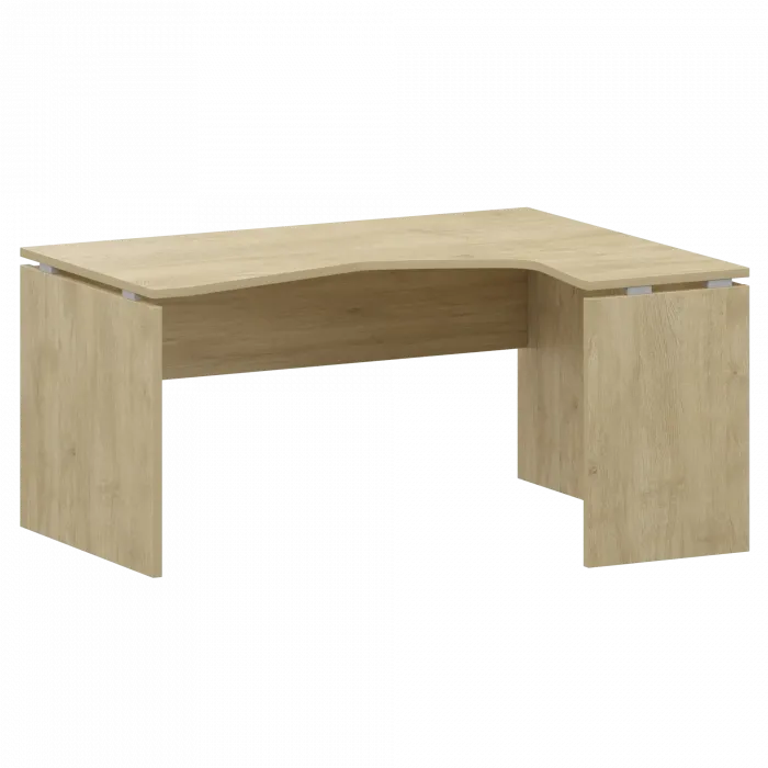 Стол эргономичный правый НТ-040.ПР Баттл Рок 1400x1100x750 Аргентум