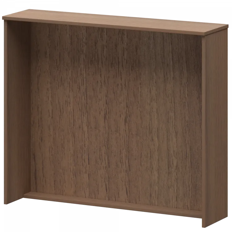 Стойка прямоугольная А-553 Орех 1460x360x1220 Ресепшн