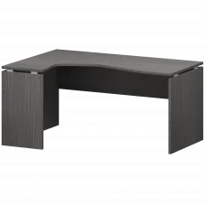 Стол эргономичный левый НТ-060.ЛВ Лиственница 1600x1100x750 Аргентум