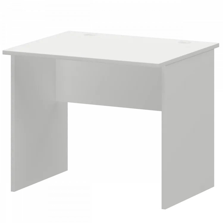 Стол с левым и правым кабель каналом А-001.К Белый 900x730x600 Арго