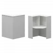 Стойка угловая левая А-555 Белый 900x900x1220 Ресепшн