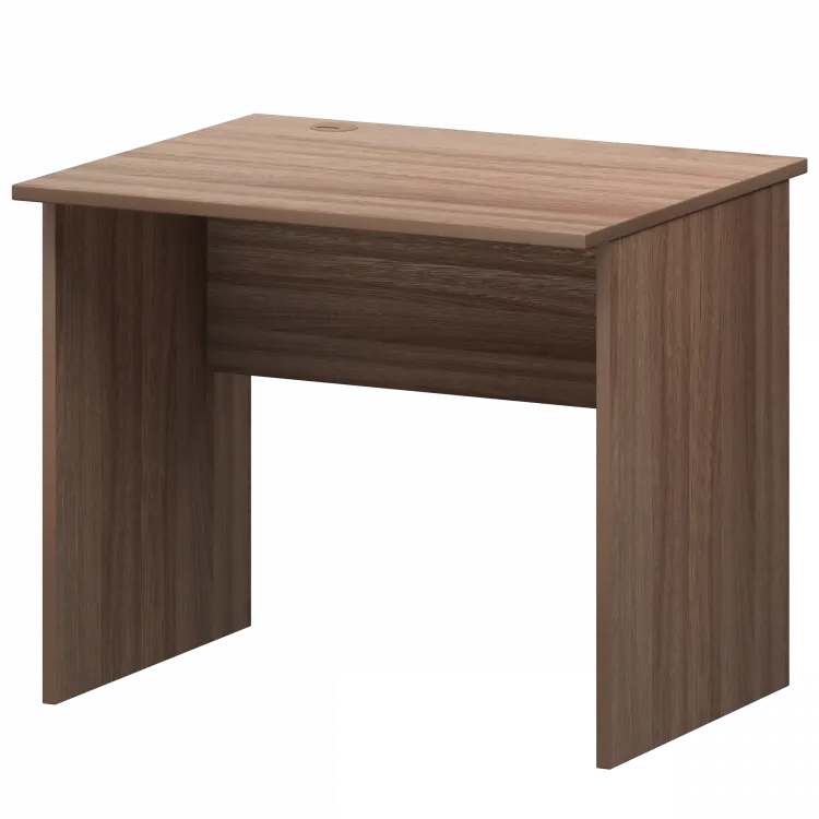 Стол с кабель каналом слева А-001.К.ЛВ Темный шимо 900x730x760 Арго