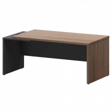 Стол руководителя левый KZ-18L Темный шимо/Графит 1800x900x750 Кортез
