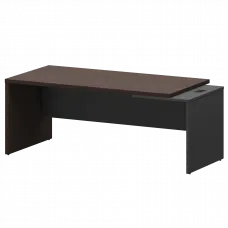 Стол руководителя правый KZ-20R Дуб венге/Графит 2000x900x750 Кортез