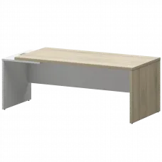 Стол руководителя левый KZ-20L Кронберг/Белый 2000x900x750 Кортез