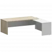 Стол руководителя правый KZP-22R Кронберг/Белый 2200x2000x750 Кортез