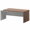 Стол руководителя левый KZ-18L Темный шимо/Белый 1800x900x750 Кортез