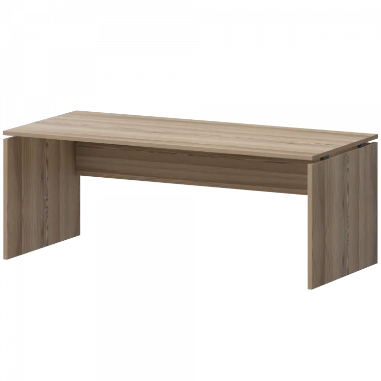 Стол руководителя НТ-180.Ч Дуб сафари 1800x800x750 Аргентум