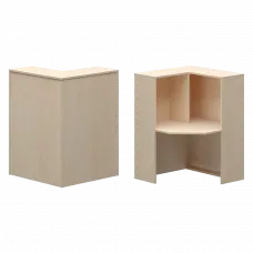 Стойка угловая левая А-555 Бук 900x900x1220 Ресепшн