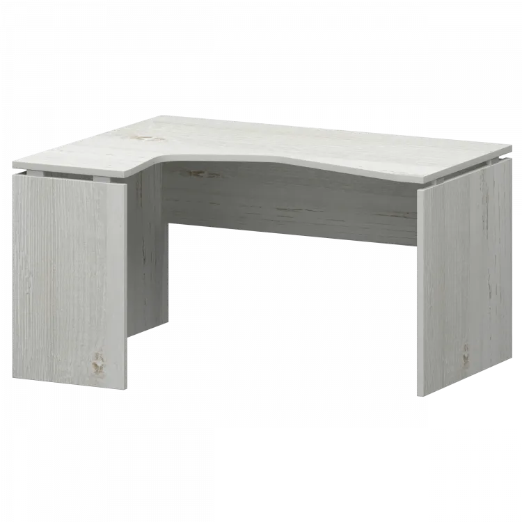 Стол эргономичный левый НТ-040.ЛВ Сосна винтер 1400x1100x750 Аргентум