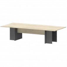 Стол переговорный Тип1 СМСП25-10.123 Графит/Кронберг 2200x1236x750 Смарт