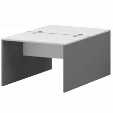 Бенч двойной Тип1 СМСР25-2.10.73 Графит/Белый 1000x1496x750 Смарт