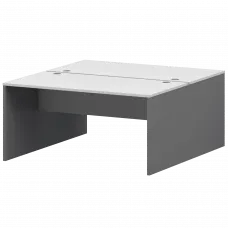 Бенч двойной Тип2 СМСР25-2.14.73 Графит/Белый 1400x1496x750 Смарт