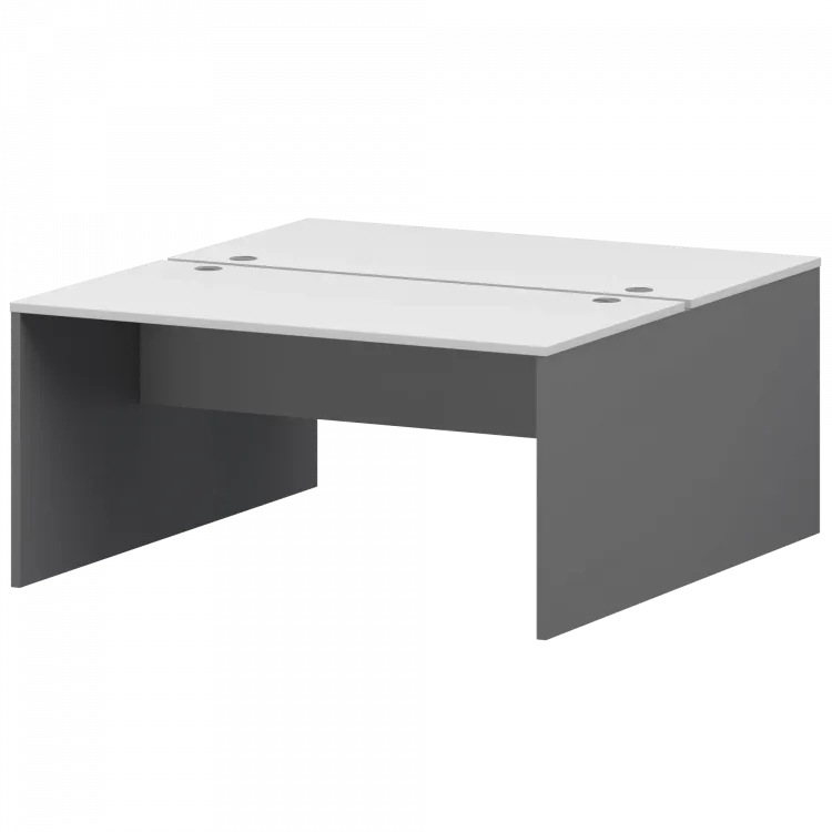 Бенч двойной Тип2 СМСР25-2.14.73 Графит/Белый 1400x1496x750 Смарт