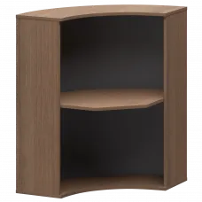 Стойка угловая А-550 Орех 900x900x1220 Ресепшн