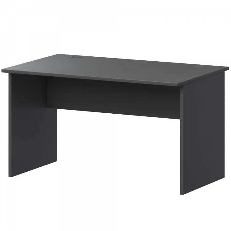 Стол с левым и правым кабель каналом А-002.К Антрацит 1200x730x760 Арго