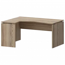 Стол эргономичный левый НТ-040.Ч.ЛВ Дуб сафари 1400x1100x750 Аргентум