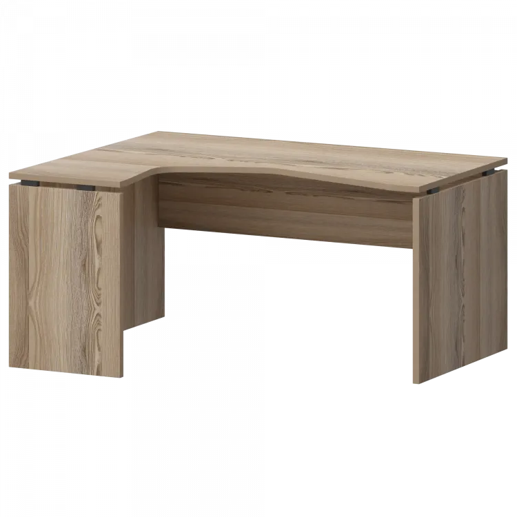 Стол эргономичный левый НТ-040.Ч.ЛВ Дуб сафари 1400x1100x750 Аргентум