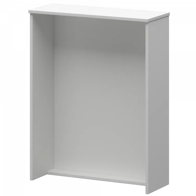 Стойка прямоугольная А-551 Белый 360x960x1220 Ресепшн