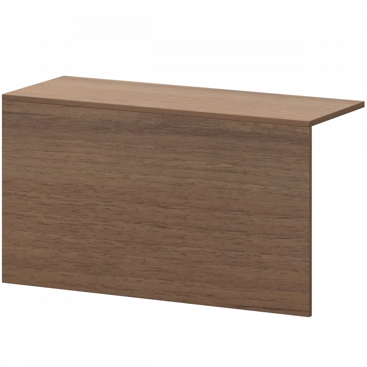 Накладка для стойки А-653 Орех 1010x380x560 Ресепшн